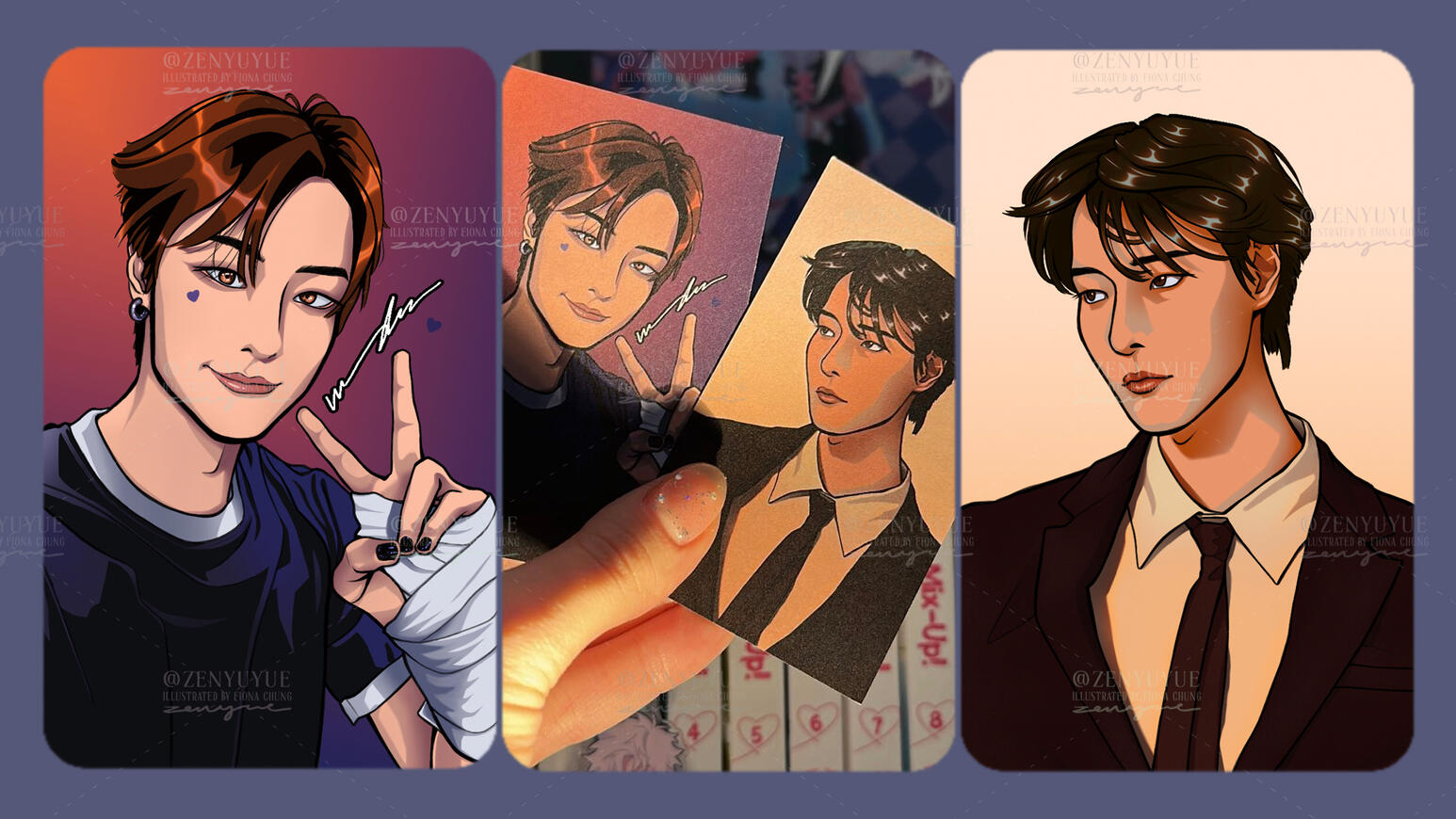 WOODZ Photocards Freebies for the OO-LI AND concert in London (2023)